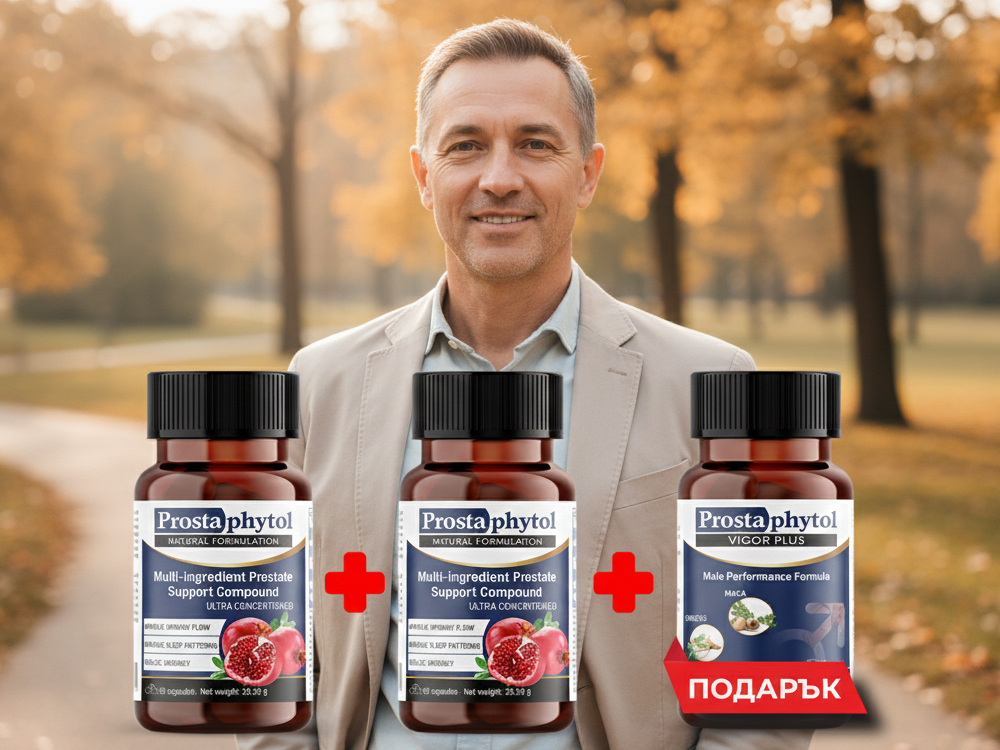 Prostaphytol 2бр + подарък VigorPlus за здрава простата и потентност