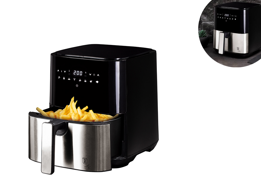 BH9422 BlackSilver Air Fryer-фритюрник с горещ въздух 5L