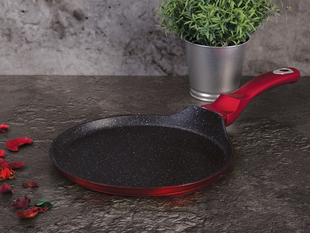 BH6179 Burgundy Pancake Pan - тиган за палачинки 28 см