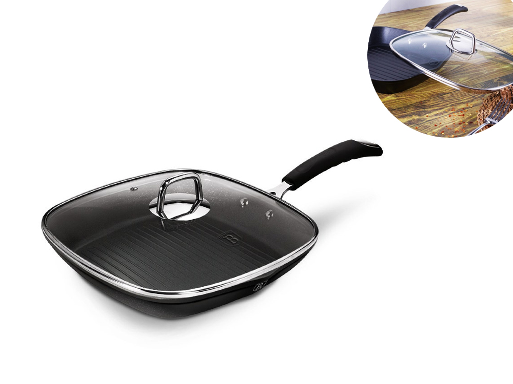 BH6130 Professional Grill Pan - грил тиган с капак 28см