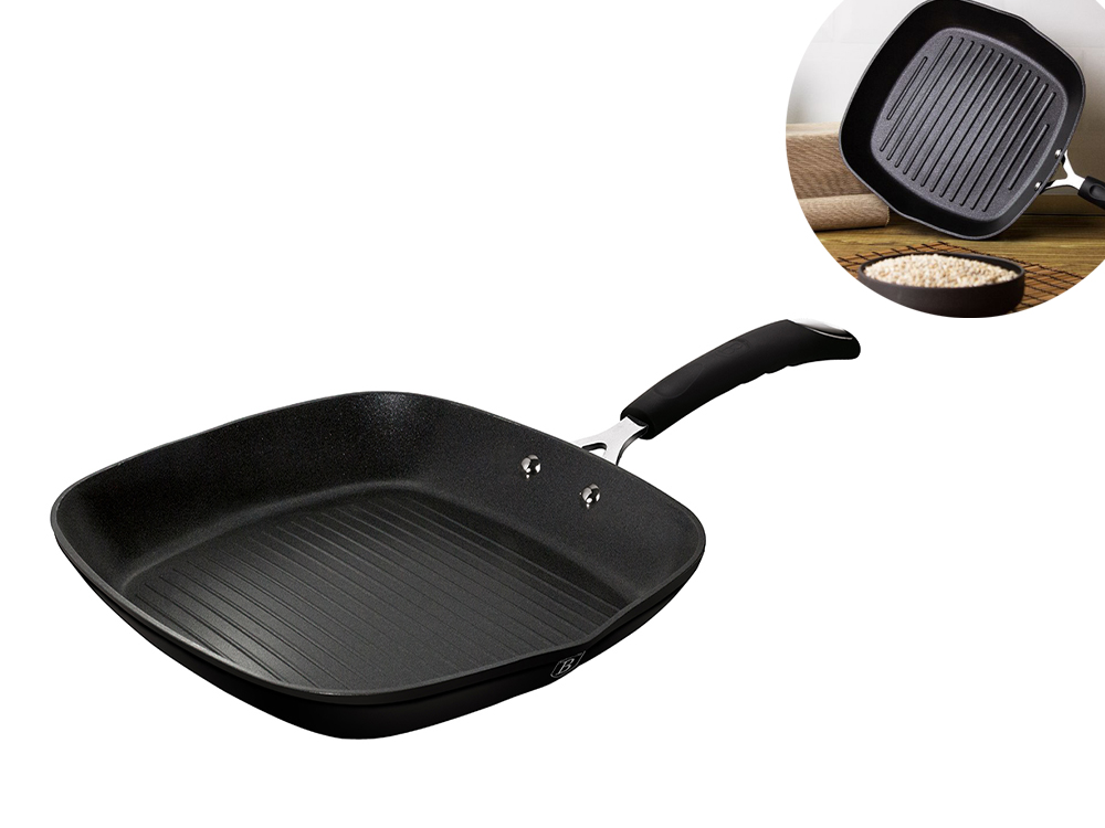 BH6127 Black Professional Grill Pan - грил тиган 28 см
