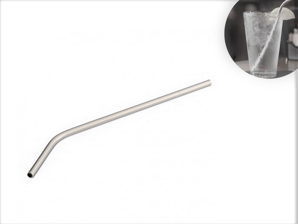 BH2981 Steel Bent Straw Set  - комплект сламки 6 бр