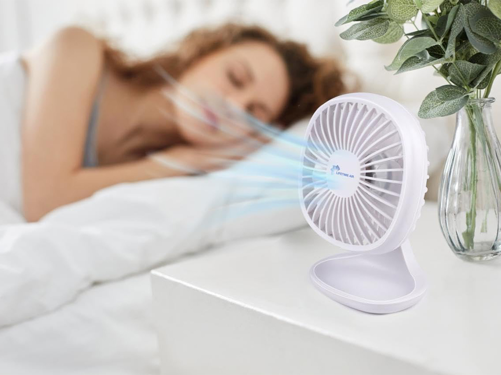 Lifetime Air Mini Fan White - мини USB вентилатор