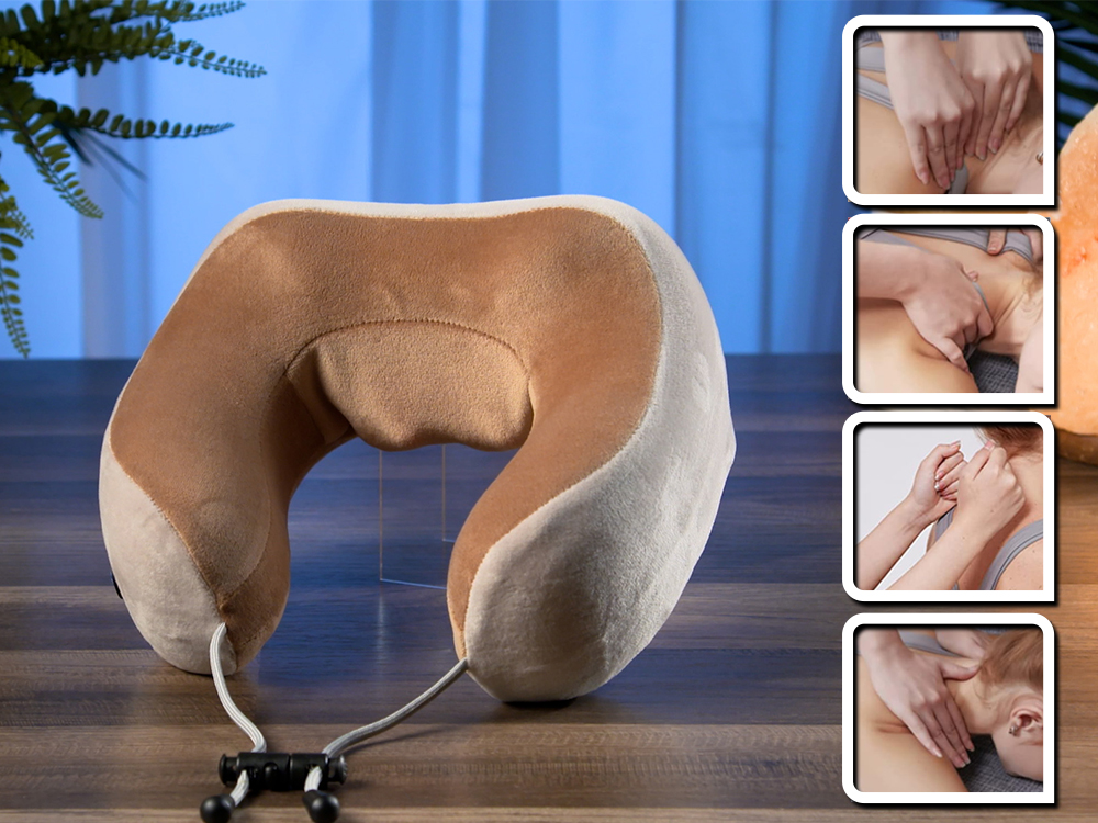 WellPrime Miracle Massager - безжичен шиацу масажор 