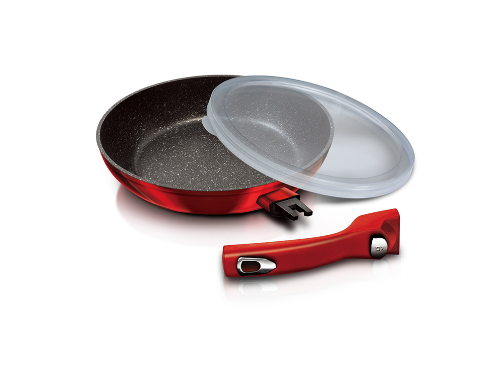 BH1945 Burguny Frypan - тиган с подвижна дръжка 24 см