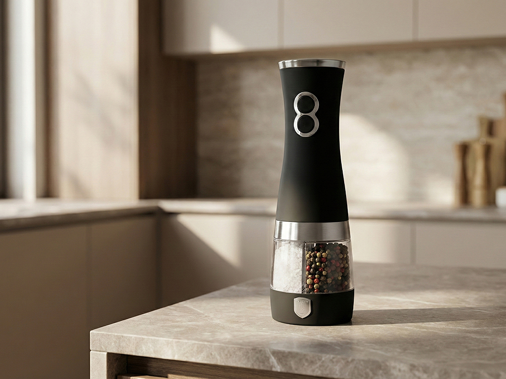 BH9647A-4B Matte Black Pepper & Salt Grinder- мелничка за подправки