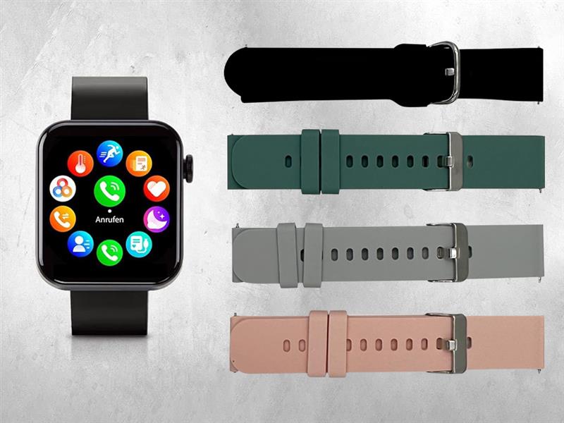 Kendox Watch Band - комплект 4бр.силиконови каишки за часовник