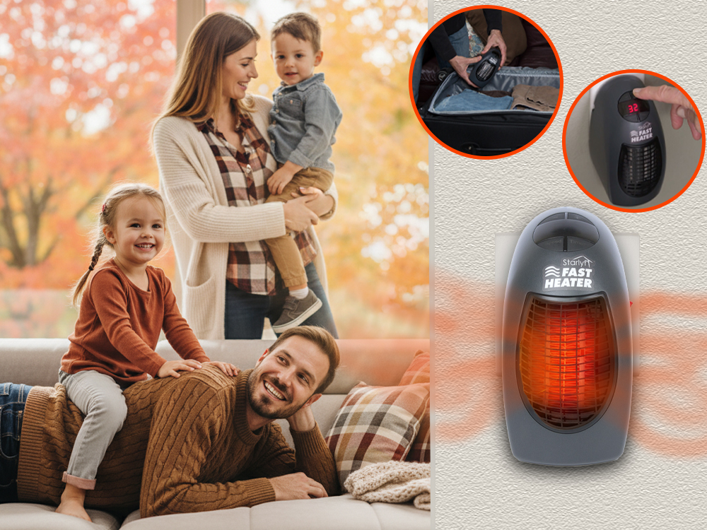 Fast Heater - компактна вентилаторна духалка за отопление