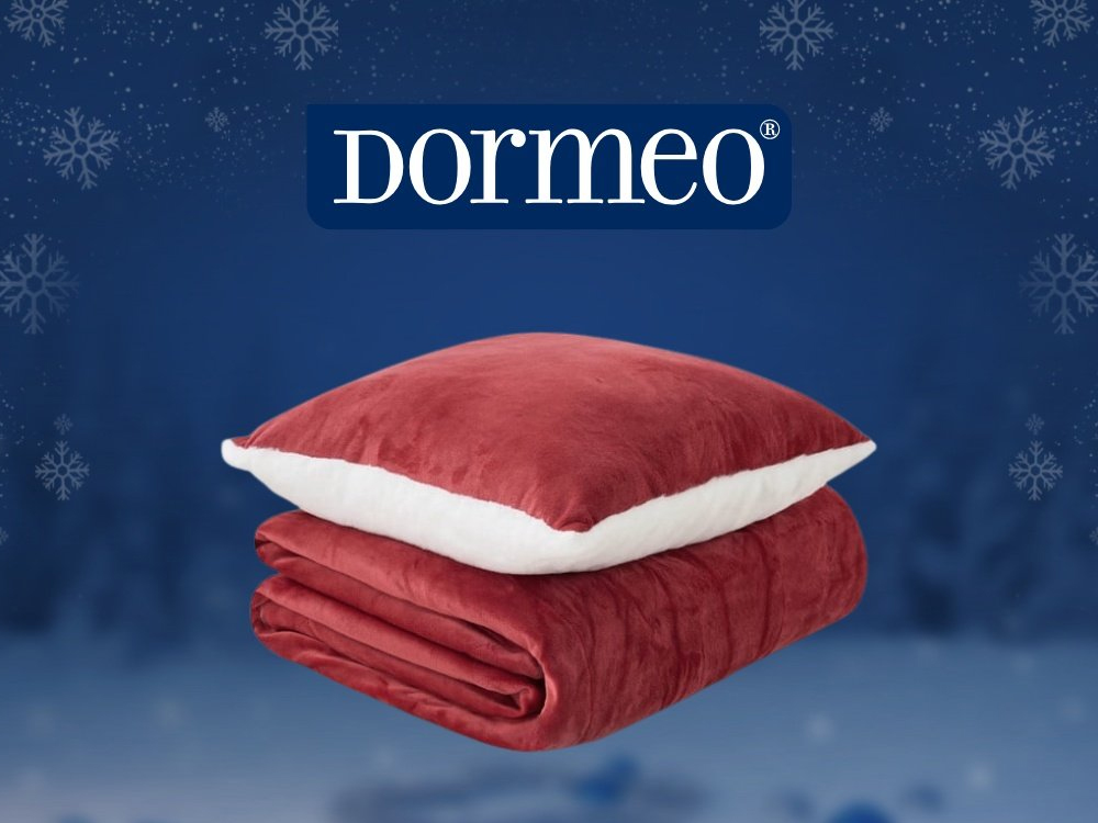 Dormeo Warm Hug Red 130/190 - комплект Топла прегръдка червен