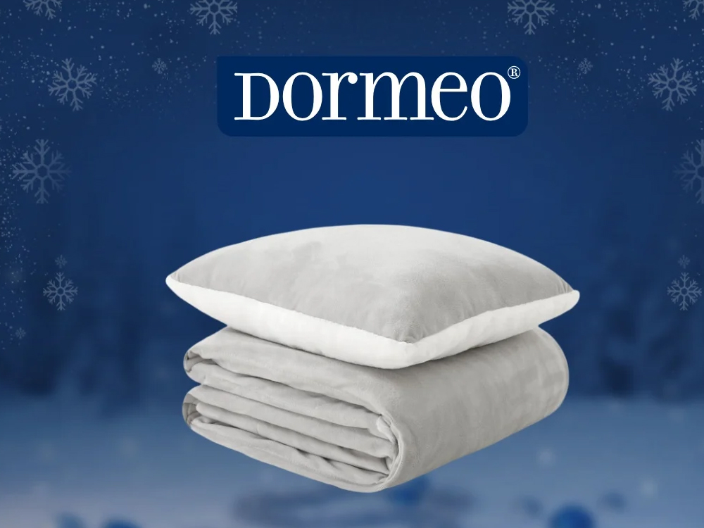 Dormeo Warm Hug Grey 130/190 - комплект Топла прегръдка сив
