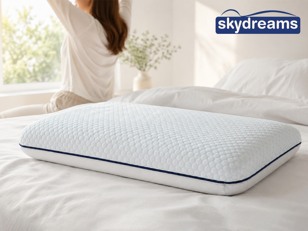 SkyDreams Memoadapt Pillow - мемори възглавница 3 слоя 60/35 см
