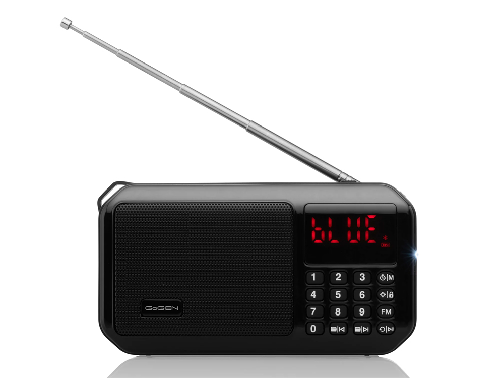 GoGen Portable Radio Player FMP125BTB - портативно радио