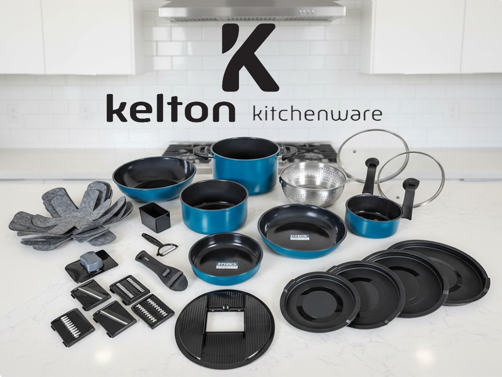 Kelton Complete Stackable Cookware - комплект съдове за готвене