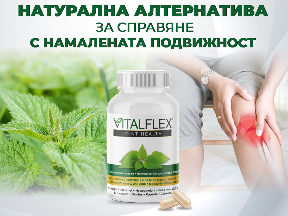Vitalflex Nettle Complex добавка за здрави стави с екстракт от коприва