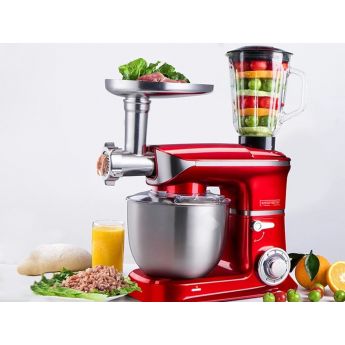 Royalty Line Kitchen Machine Red - планетарен миксер