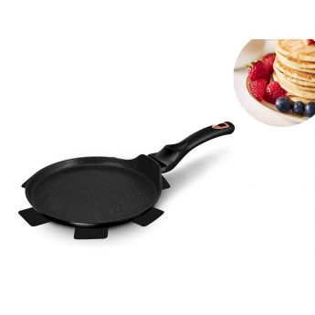 BerlingerHaus BH6181 Pancake Pan Black Rose- тиган за палачинки 28см
