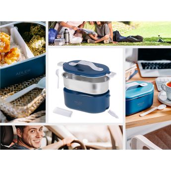 Adler Electric Lunch Box AD4505 Blue - електрическа кутия за храна