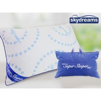 SkyDreams Super Sleeper Pro - регулируема мемори възглавница лято/зима