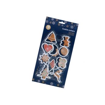 Alpina Xmas Cookie Cutters - форми за меденки, сладки и бисквити 10бр
