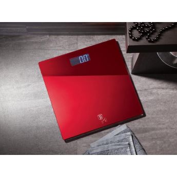 BerlingerHaus BH9351 Burgundy Bathroom Scale-дигитален кантар до 150кг