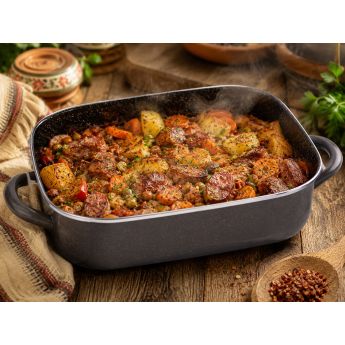 Vitrinor V K2  Low casserole square 27 - плитка тенджера квадрат