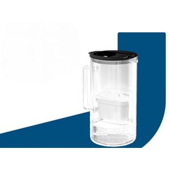 D4 Borosilicate Filter Jug Black - кана за пречистване на вода 2л