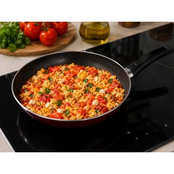 Vitrinor Burgundy Collection  Frypan 24 cm-тиган от емайлирана стомана
