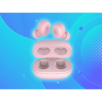 GoGen Headphones TWS Crew Pink - розови безжични слушалки 