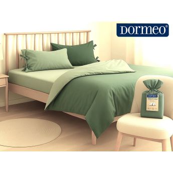 Dormeo Essentials Bedding Set 200/200-двуцветен спален комплект зелен