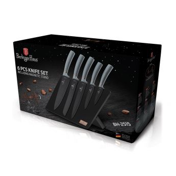 BerlingerHaus BH2515 Knife set 6pcs - комплект ножове със стойка