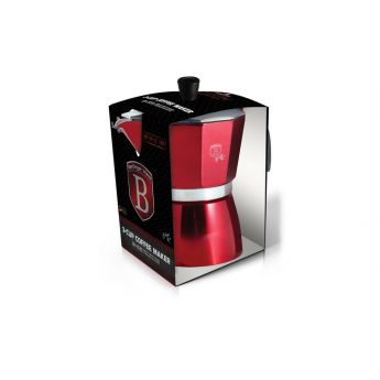 BerlingerHaus BH1939 Coffee Maker Burgundy - кафеварка за 3 чаши