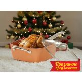 Copper Chef Pan - дълбок тиган с незалепващо покритие