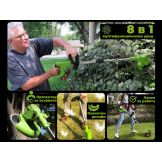 Fast Mower by Rotorazer - мощна акумулаторна косачка 8 в 1