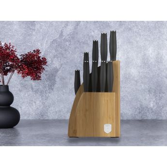 BH2758 Knife set 10pcs- сет ножове с бамбукова стойка