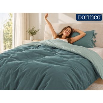 Dormeo Essentials Bedding Set 140/200-двуцветен спален комплект зелен