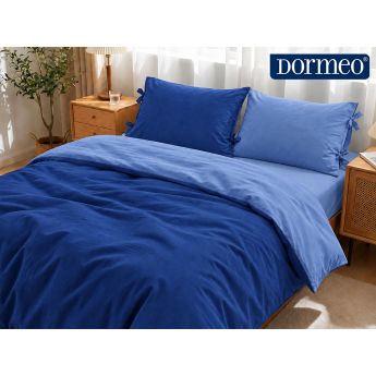Dormeo Essentials Bedding Set 200/200- двуцветен спален комплект син