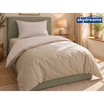 Cappuchino/Beige Skydreams единичен спален комплект 3 части