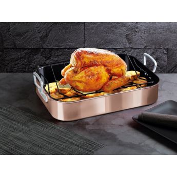 BH7845 Rose Gold Roaster- тава за печене с грил решетка