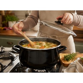 Vitrinor Black Collection Stewpot 24 cm - тенджера със стъклен капак