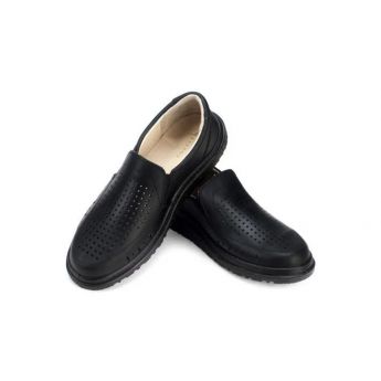 Tellus AirLeather Comfort Black 0512- мъжки обувки, естествена кожа