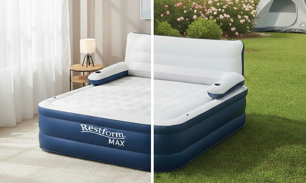 Надува се за 3 минути. Усеща се като истинско легло.